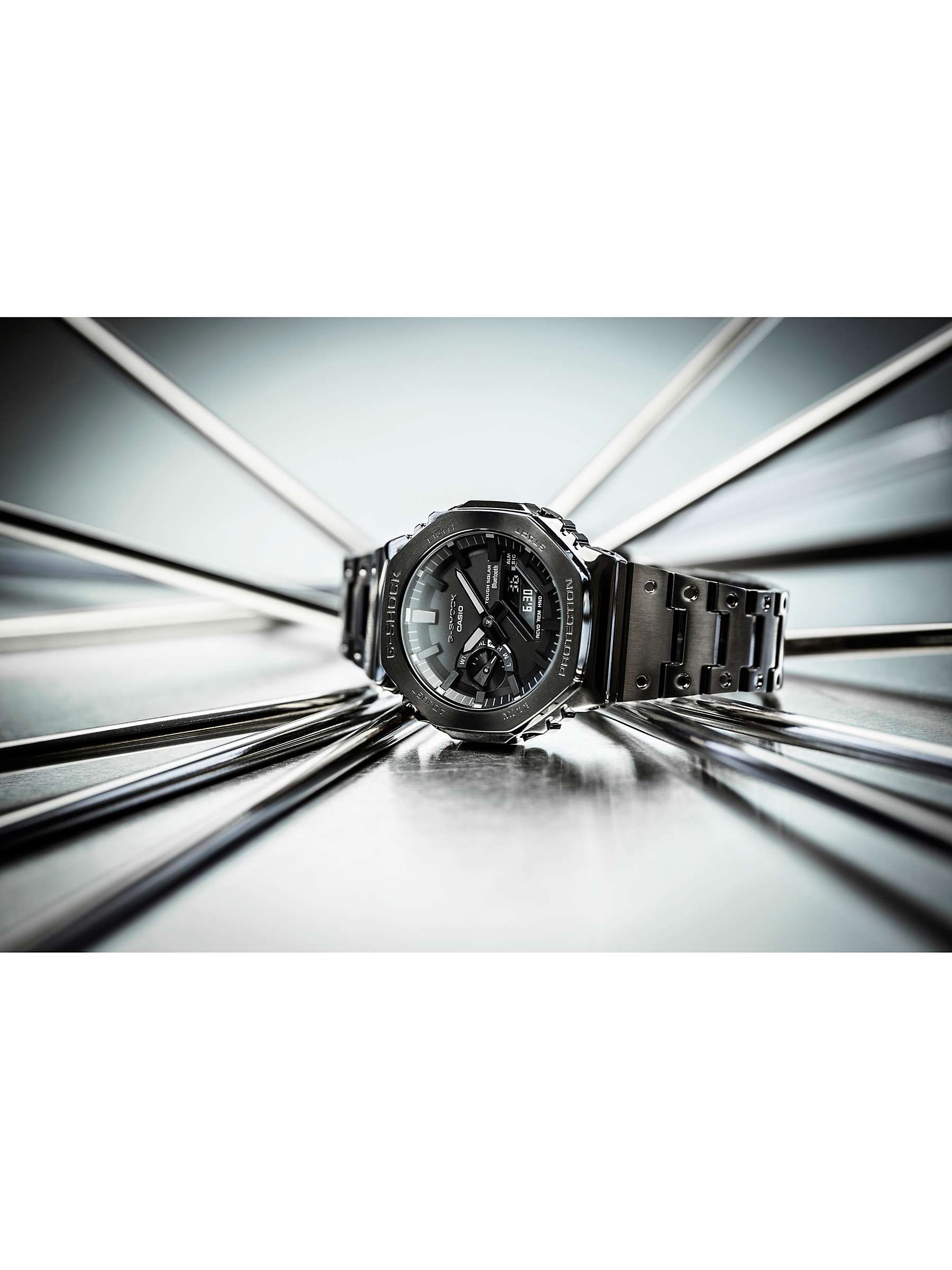 Buy Casio Men's G-Shock Carbon Core Guard Solar Bracelet Strap Watch Online at johnlewis.com