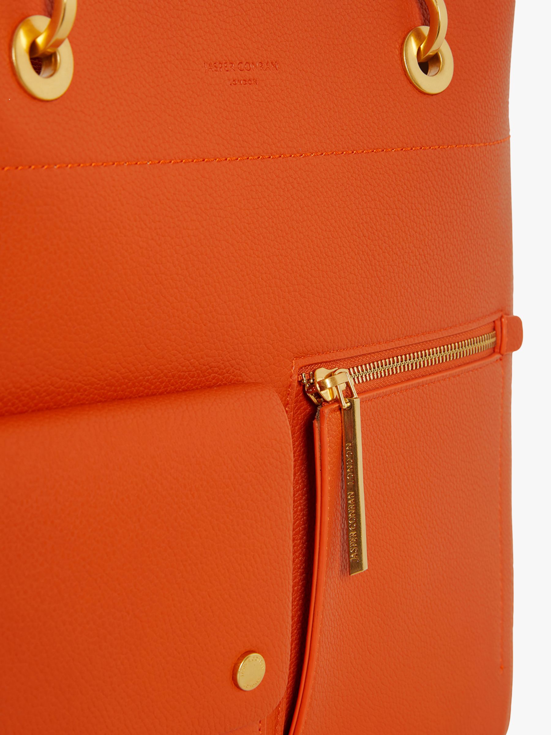Buy Jasper Conran London Baylee Double Pocket  Faux Leather Tote Bag Online at johnlewis.com