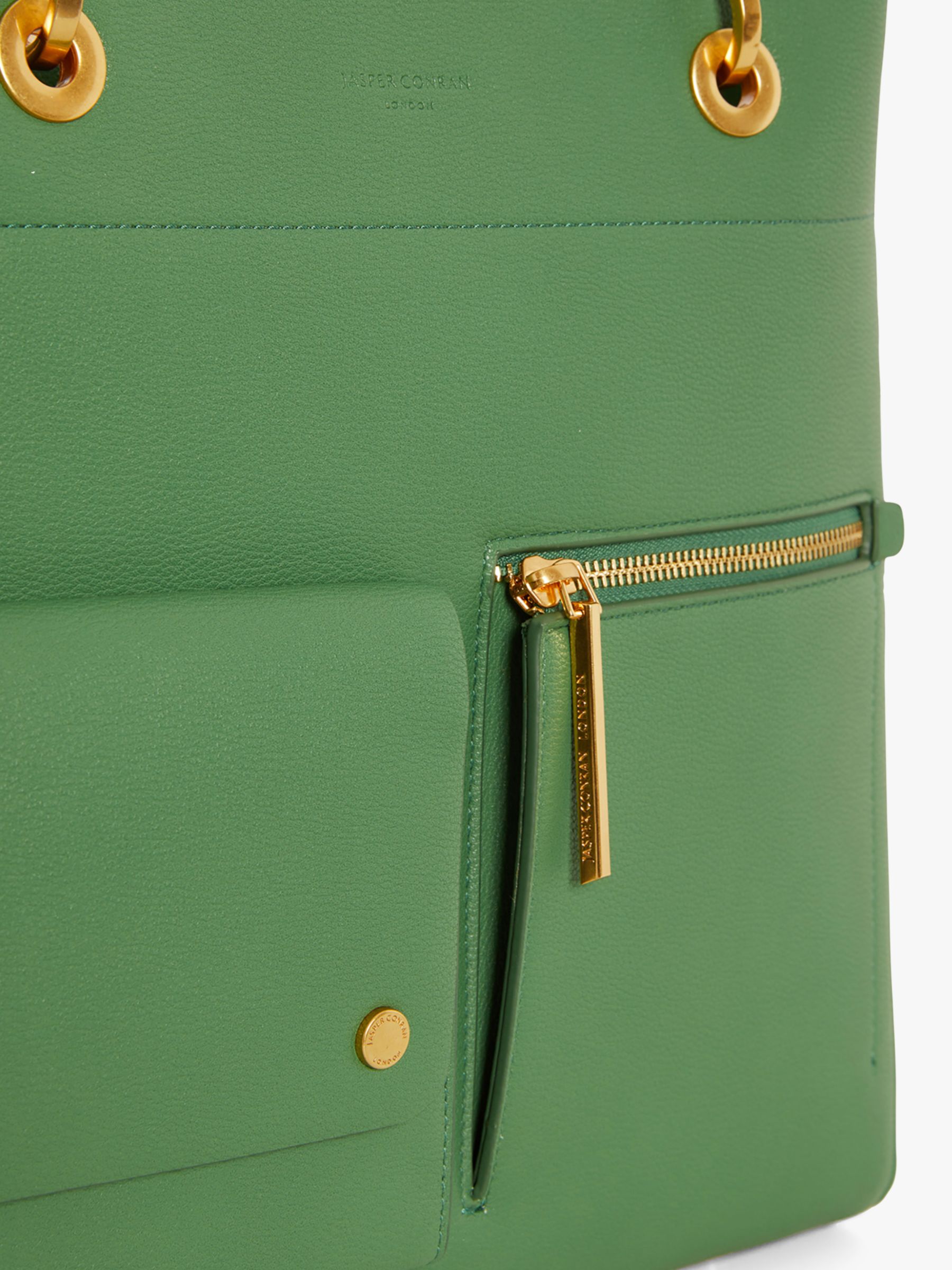 Buy Jasper Conran London Baylee Double Pocket  Faux Leather Tote Bag Online at johnlewis.com