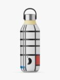 Chilly's Series 2 Tate Piet Mondrian Insulated Leak-Proof Drinks Bottle, 500ml, White/Multi