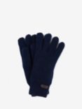 Barbour Carlton Wool Mix Gloves, Navy