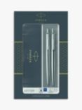 PARKER Jotter Stainless Steel Duo Ball Pen & Mechanical Pencil Set