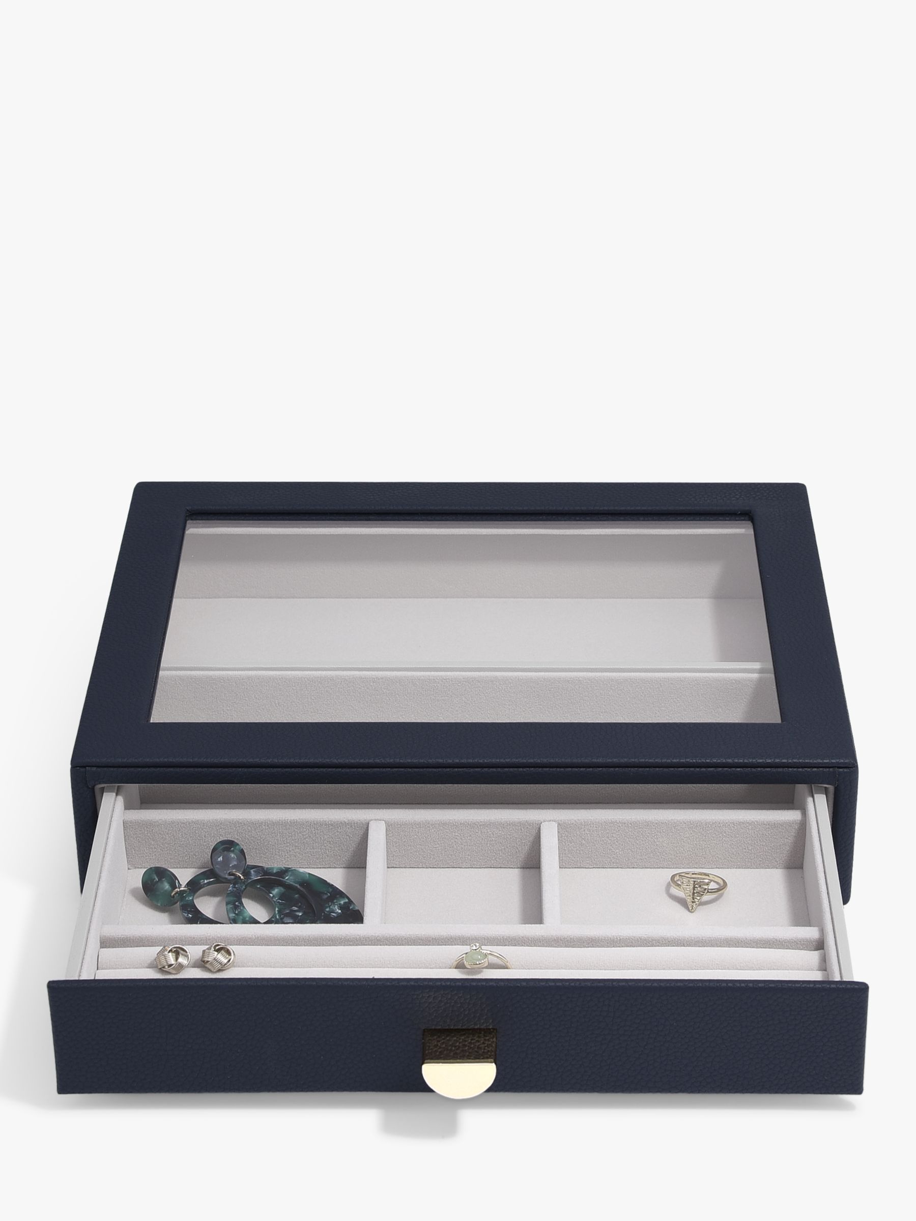 Stackers Classic Jewellery Drawers, Navy
