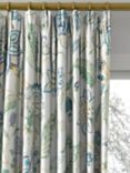 Sanderson Newnham Courtney Made to Measure Curtains or Roman Blind, Eucalyptus/Cadet Blue