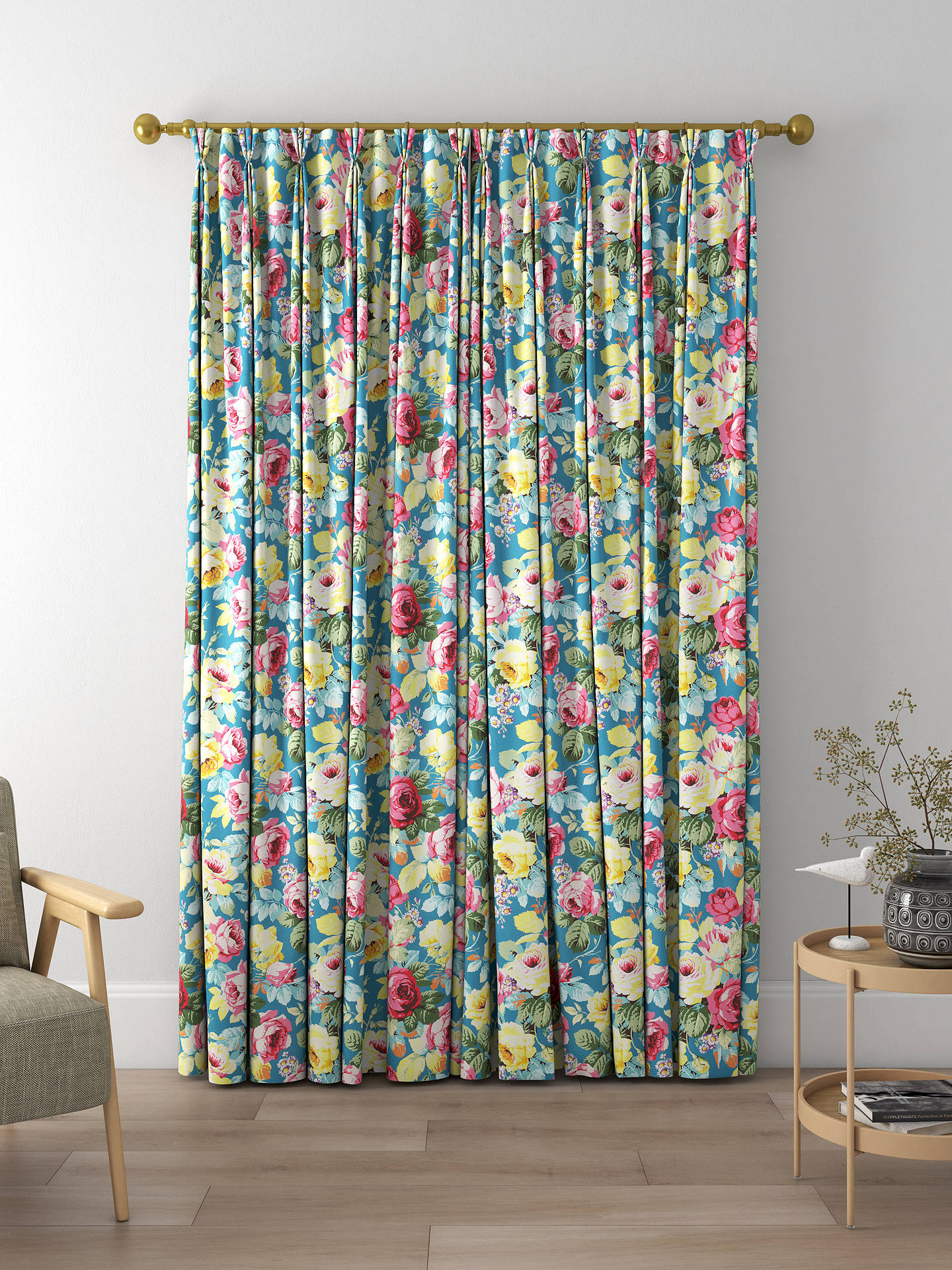 Sanderson Chelsea Made to Measure Curtains, Multi