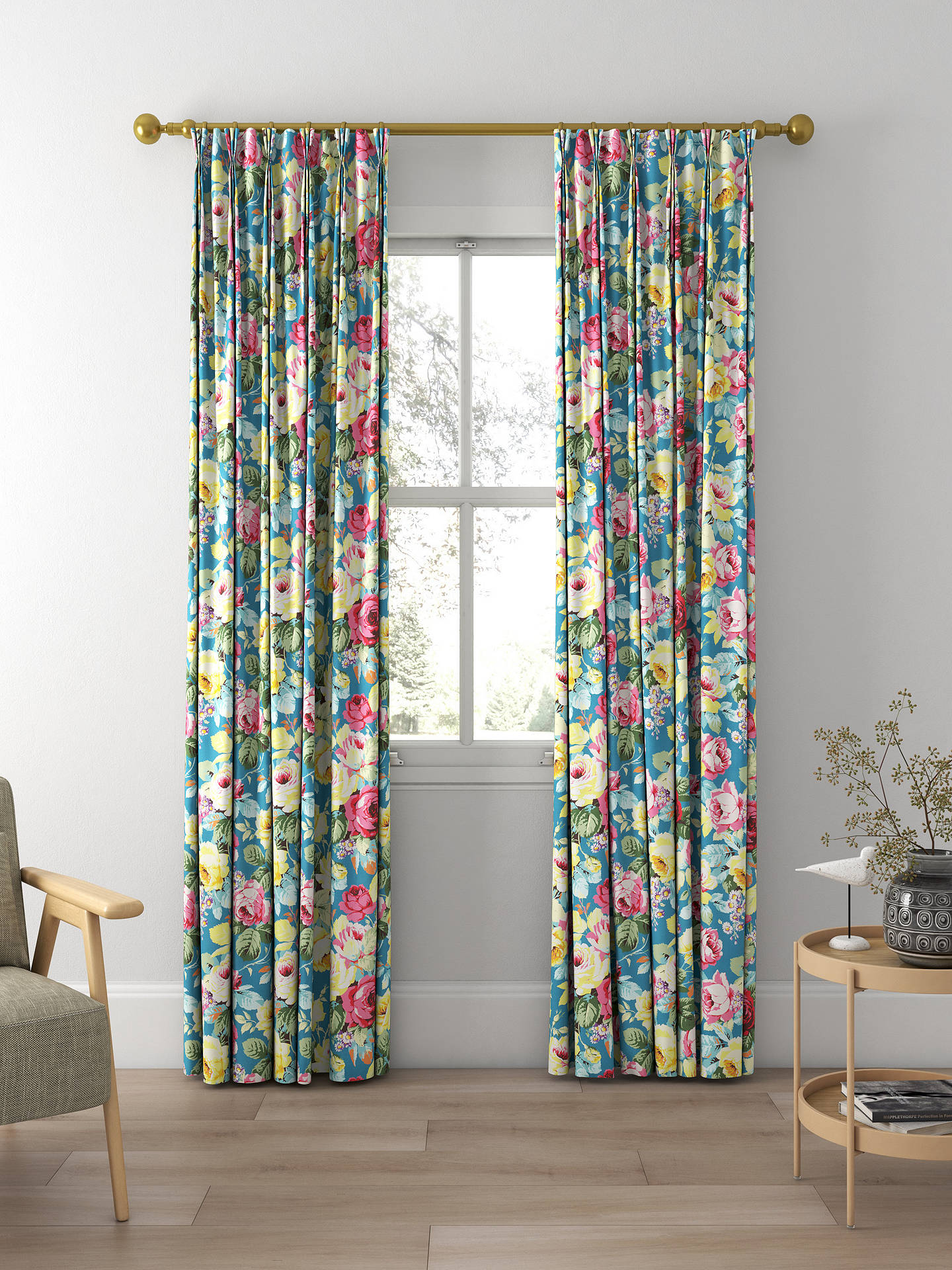 Sanderson Chelsea Made to Measure Curtains, Multi