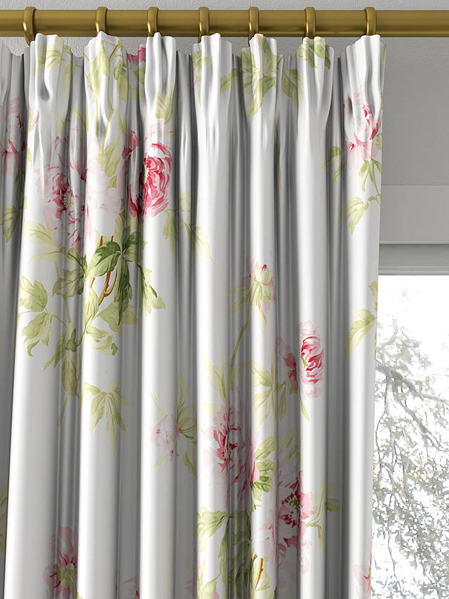 Sanderson Adele Made to Measure Curtains, Rose/Cream