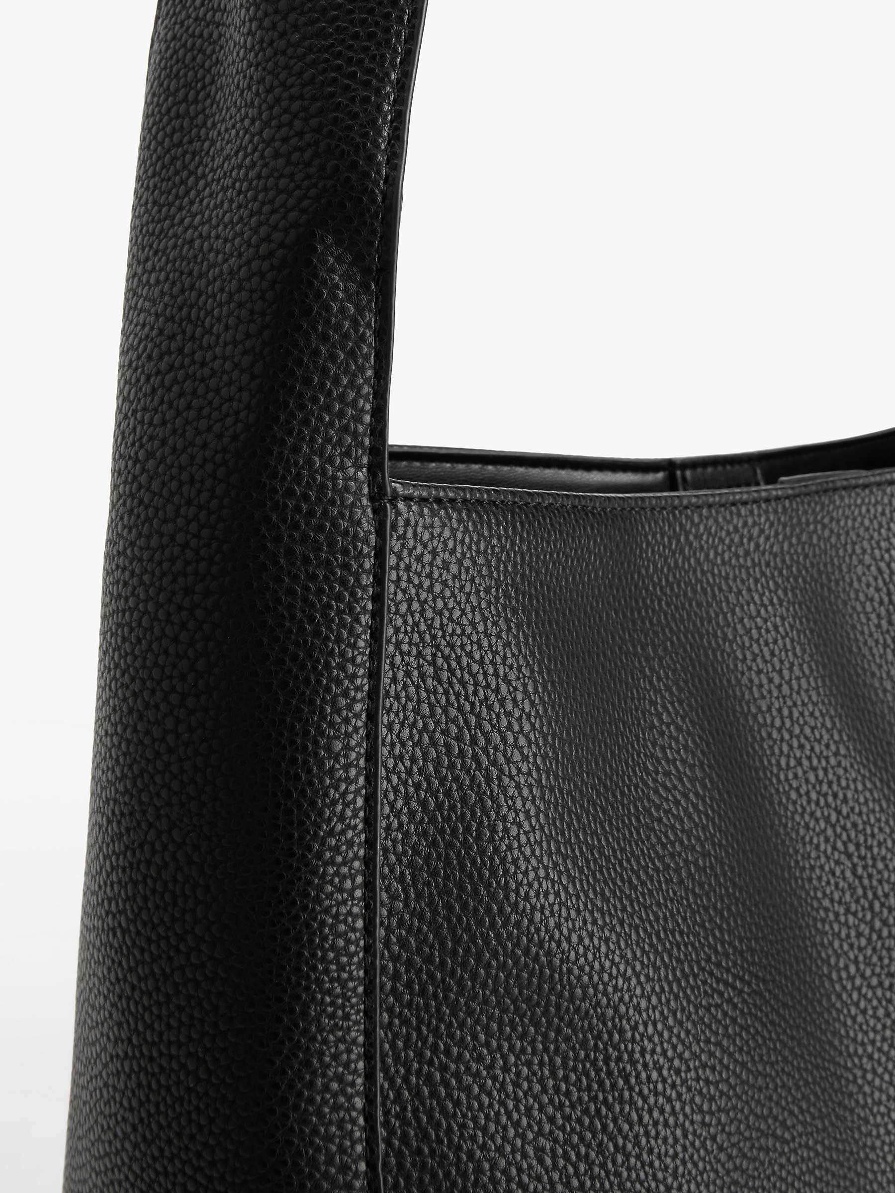 Kin Soft Hobo Bag, Black at John Lewis & Partners