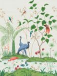 Osborne & Little Mirage Wallpaper Panel, Ivory Grasscloth W7610-02