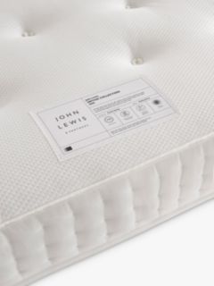 John Lewis Ortho Support 2000 Pocket Spring Mattress, Medium to Firm Tension, Super King Size