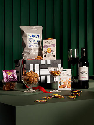 John Lewis Red Wine and Nibbles Gift Box