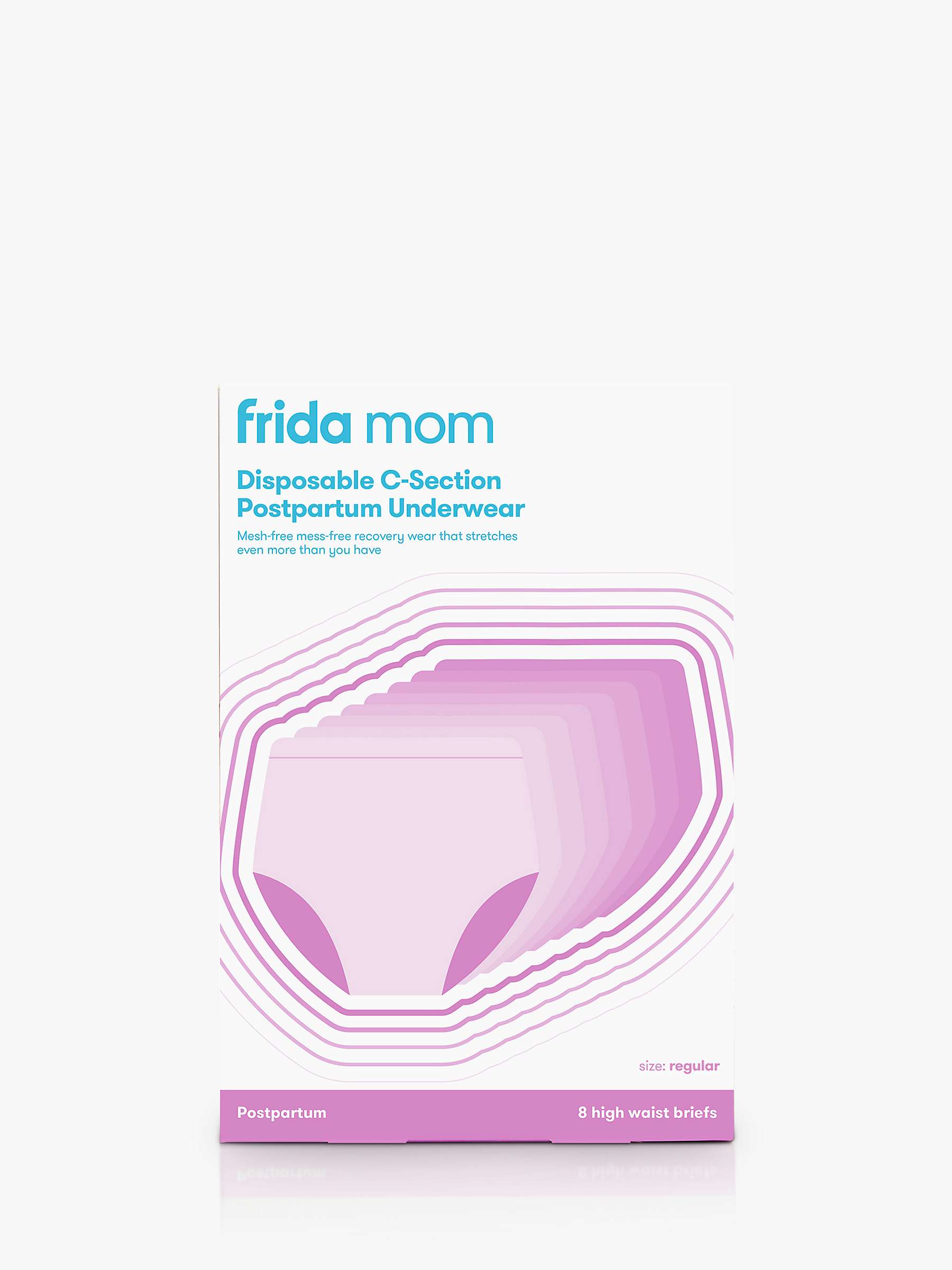Buy Fridababy Frida Mom High Waist C-Section Disposable Postpartum Underwear, Regular Online at johnlewis.com