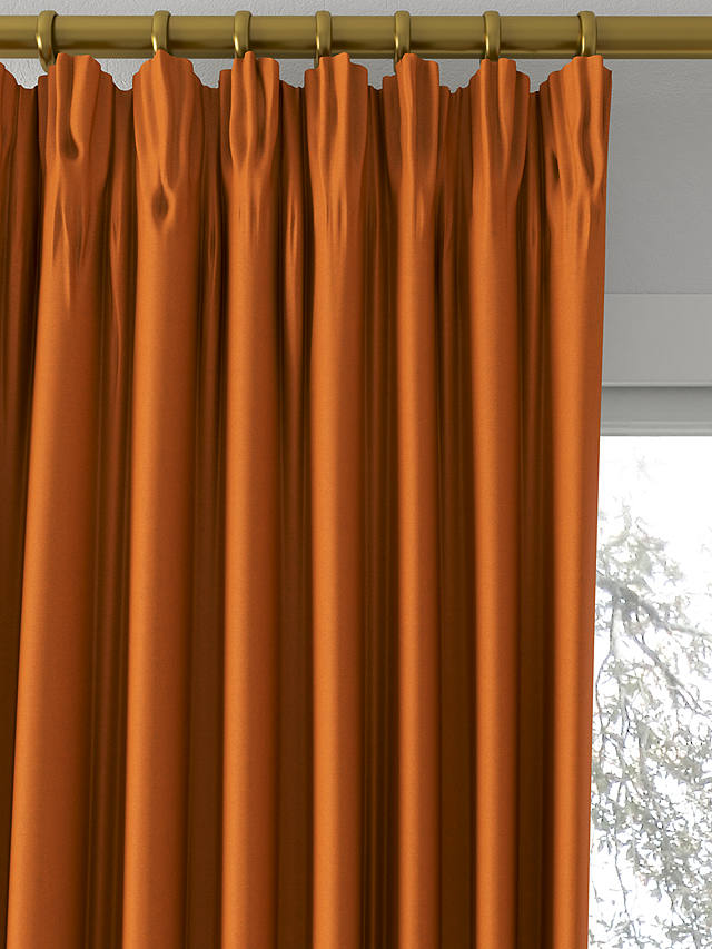 Harlequin Empower Plain Made to Measure Curtains, Cinnamon