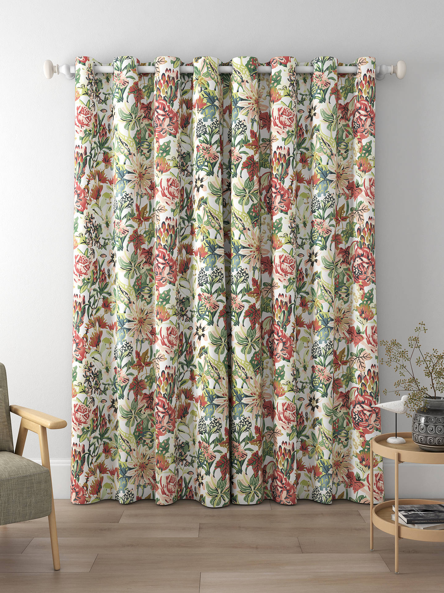 Harlequin Perennials Made to Measure Curtains, Grounded/Positano/Succulent