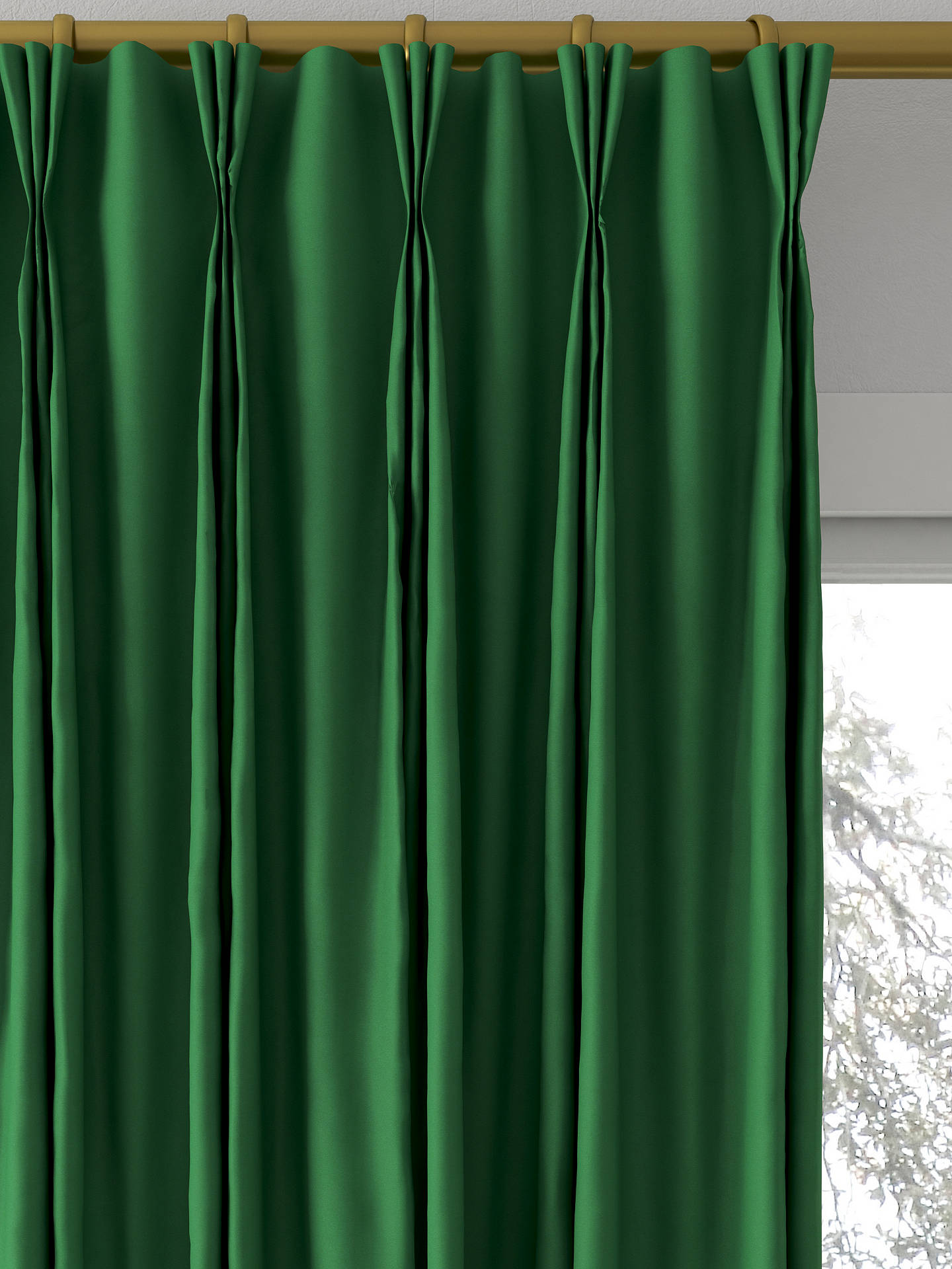 Harlequin Empower Plain Made to Measure Curtains, Bottle Green