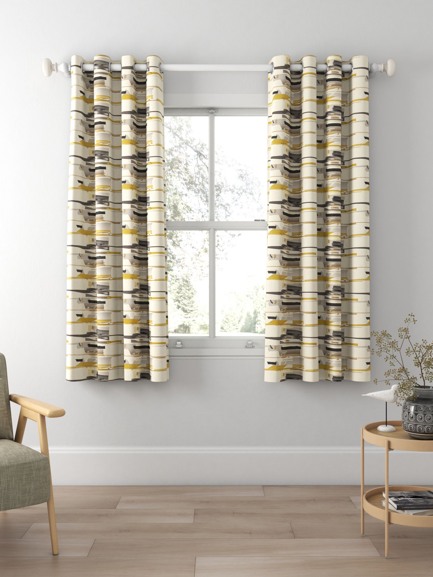 Harlequin Momentum 4 Made to Measure Curtains, Charcoal/Onyx