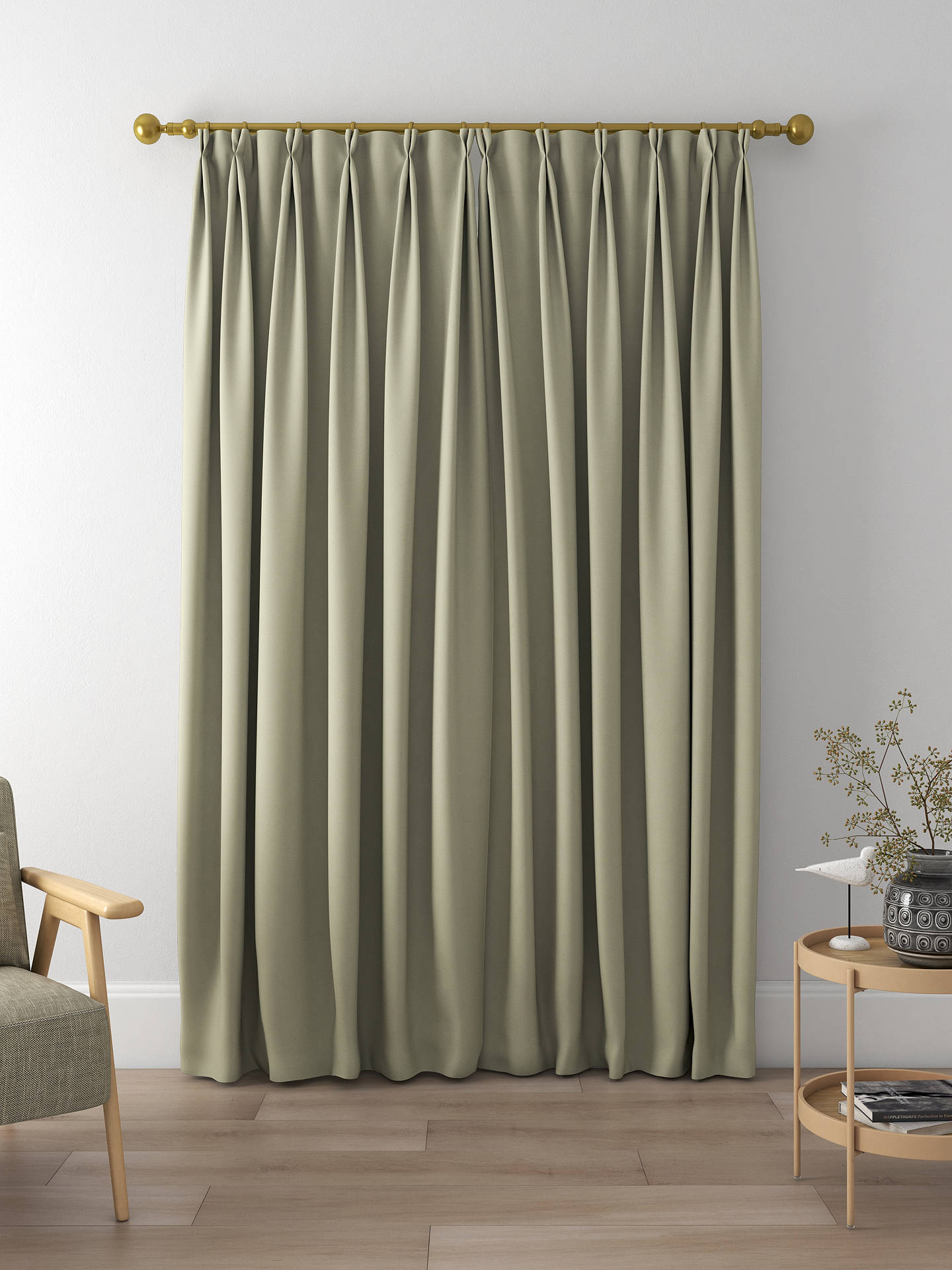 Harlequin Empower Plain Made to Measure Curtains, Stone