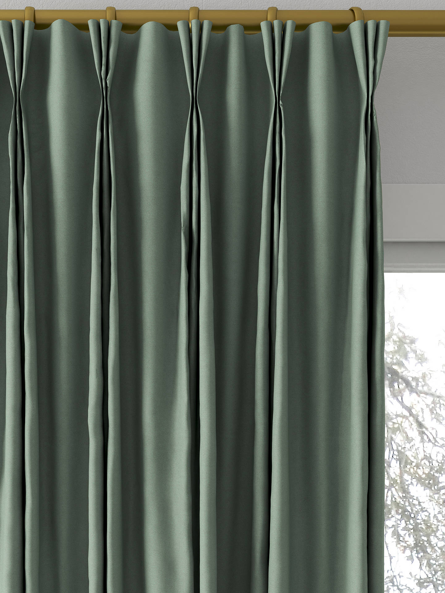 Harlequin Empower Plain Made to Measure Curtains, Eucalyptus
