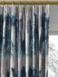 Harlequin Takara Made to Measure Curtains or Roman Blind, Teal/Ink
