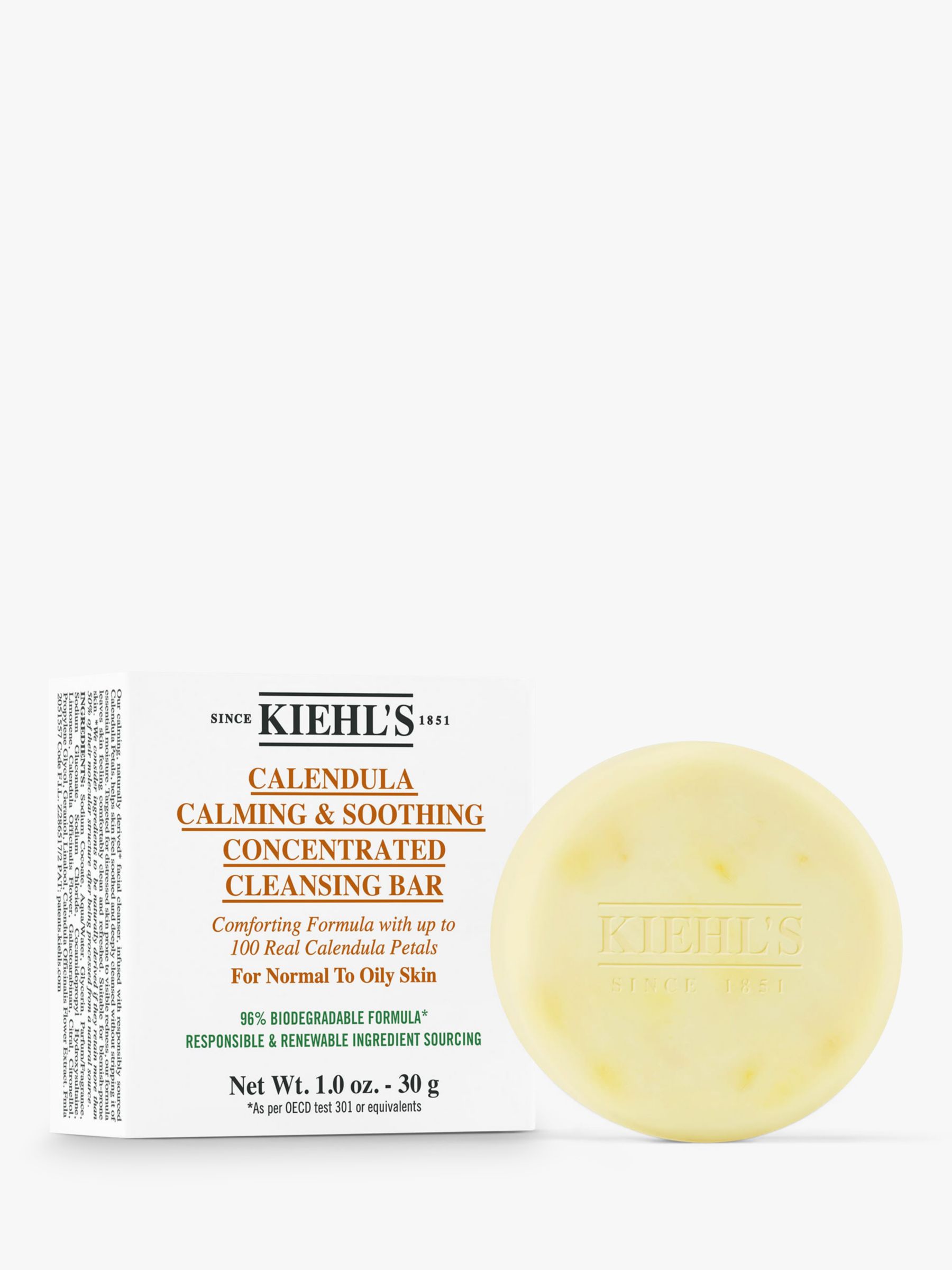 Kiehl's Calendula Calming & Soothing Concentrated Cleansing Bar, 30g 2