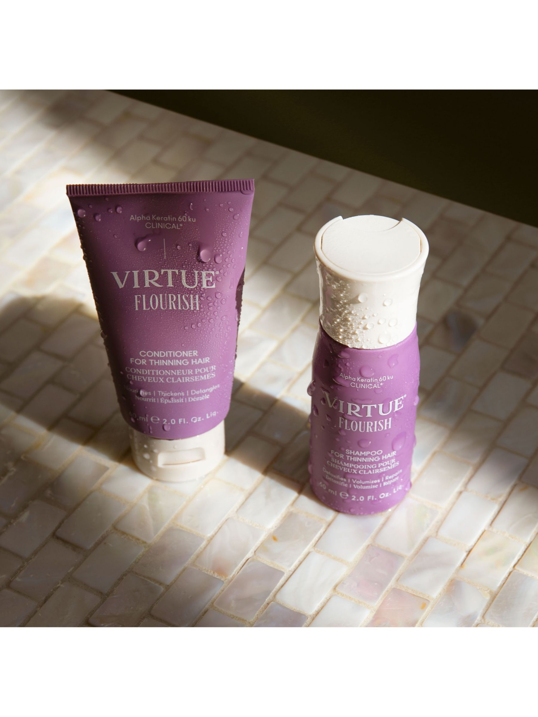 Virtue Flourish® Shampoo for Thinning Hair, 60ml