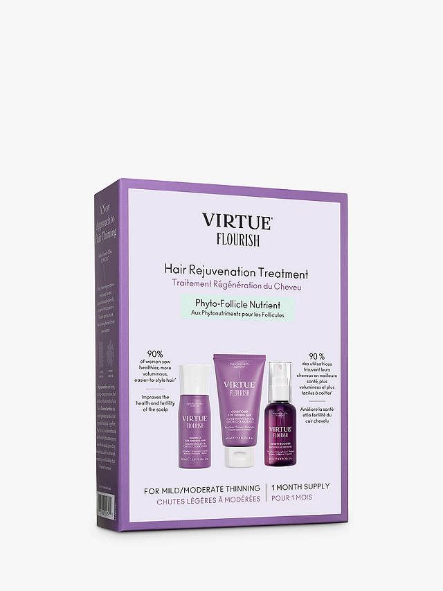 Virtue Flourish® Hair Rejuvenation Treatment Haircare Gift Set 4