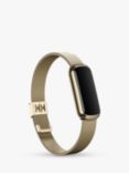 Fitbit Stainless Steel Mesh Band for Fitbit Luxe, Soft Gold