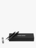 HUGO BOSS Gear Pinstripe Ballpoint & Fountain Pen Set