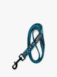 Pawsome Paws Boutique Spot Patterned Dog Lead, Teal