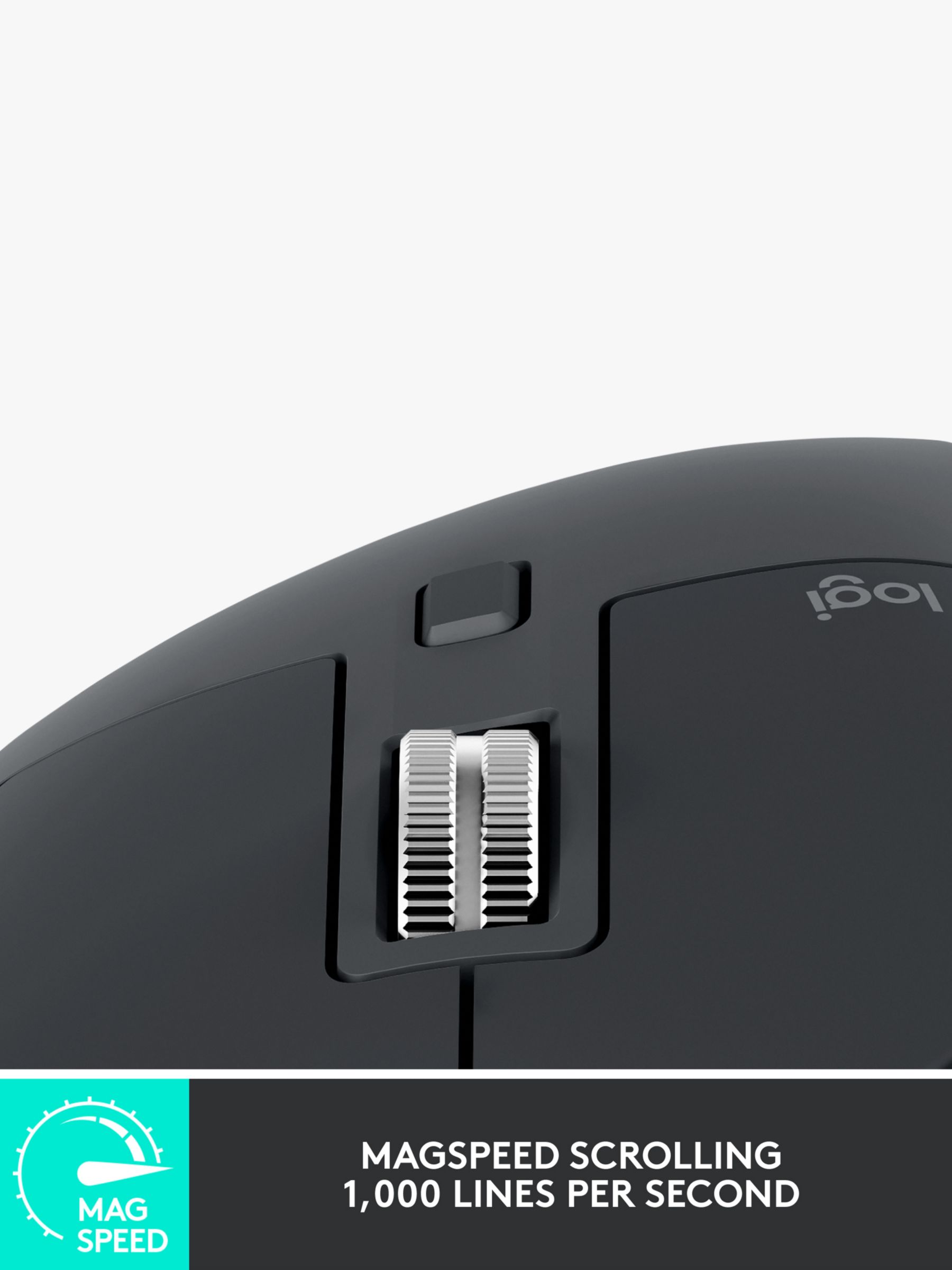  Buy Logitech MX Master 3S - Wireless Performance Mouse with  Ultra-Fast Scrolling, Ergo, 8K DPI, Track on Glass, Quiet Clicks, USB-C,  Bluetooth, Windows, Linux, Chrome-Graphite Online at Low Prices in India