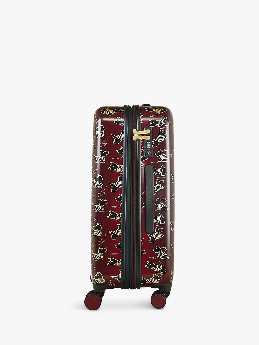 Radley Signature Dog 4-Wheel Medium Suitcase, Merlot