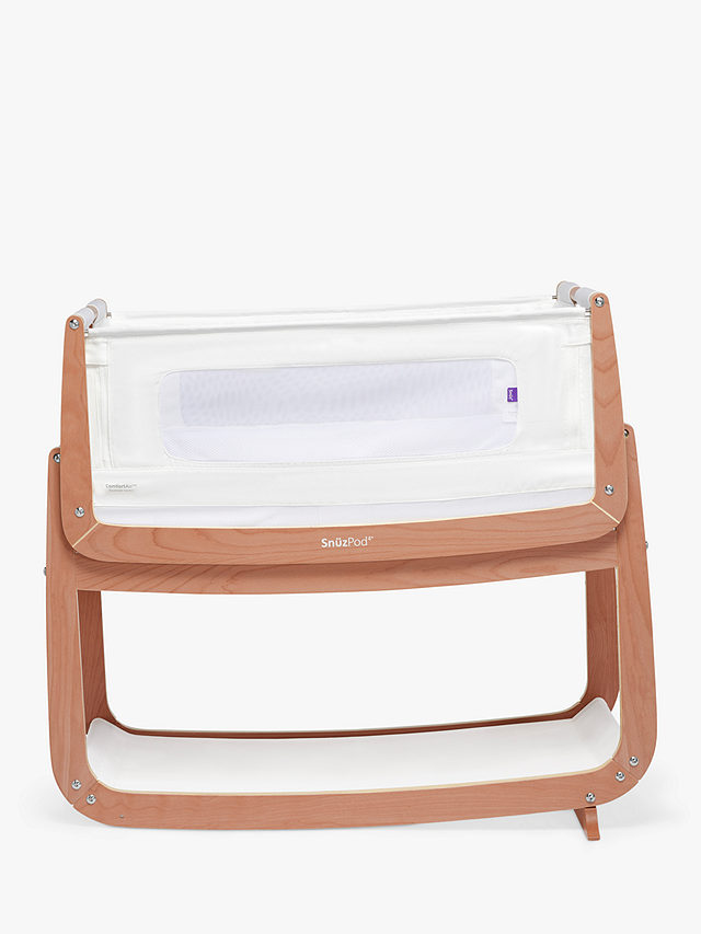 Snüz SnüzPod 4 Comfort Air Bedside Crib Starter Bundle, Natural