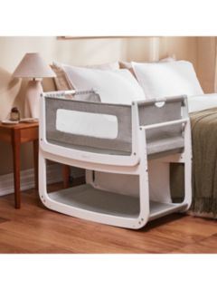 Snüz SnüzPod 4 Comfort Air Bedside Crib Starter Bundle, Dusk