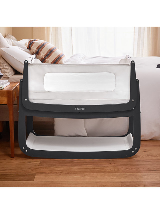 Snüz SnüzPod 4 Comfort Air Bedside Crib Starter Bundle, Slate