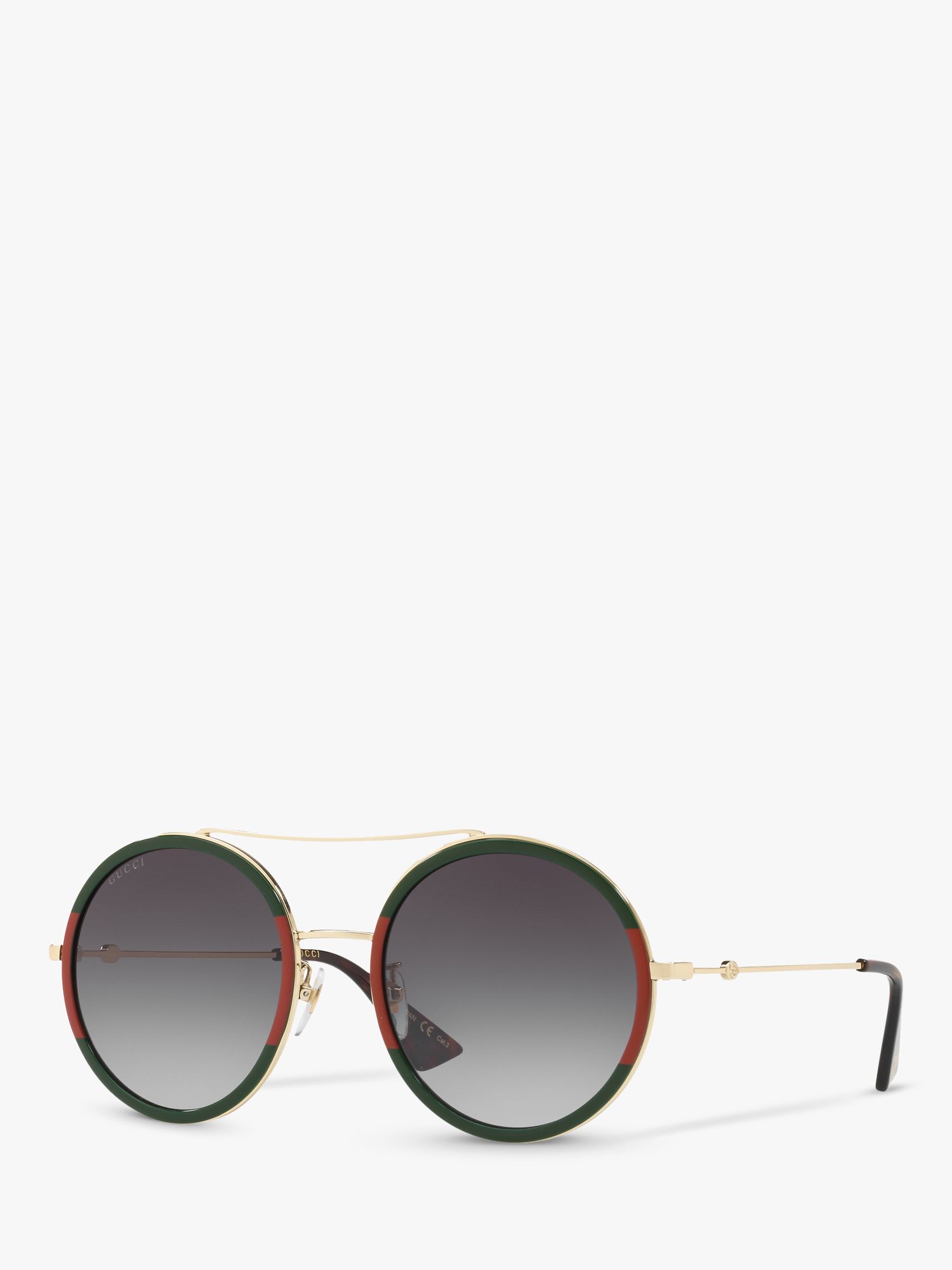 Gucci Sunglasses GG0061S-001 56mm Gold-Black / Grey Gradient - nyIwear