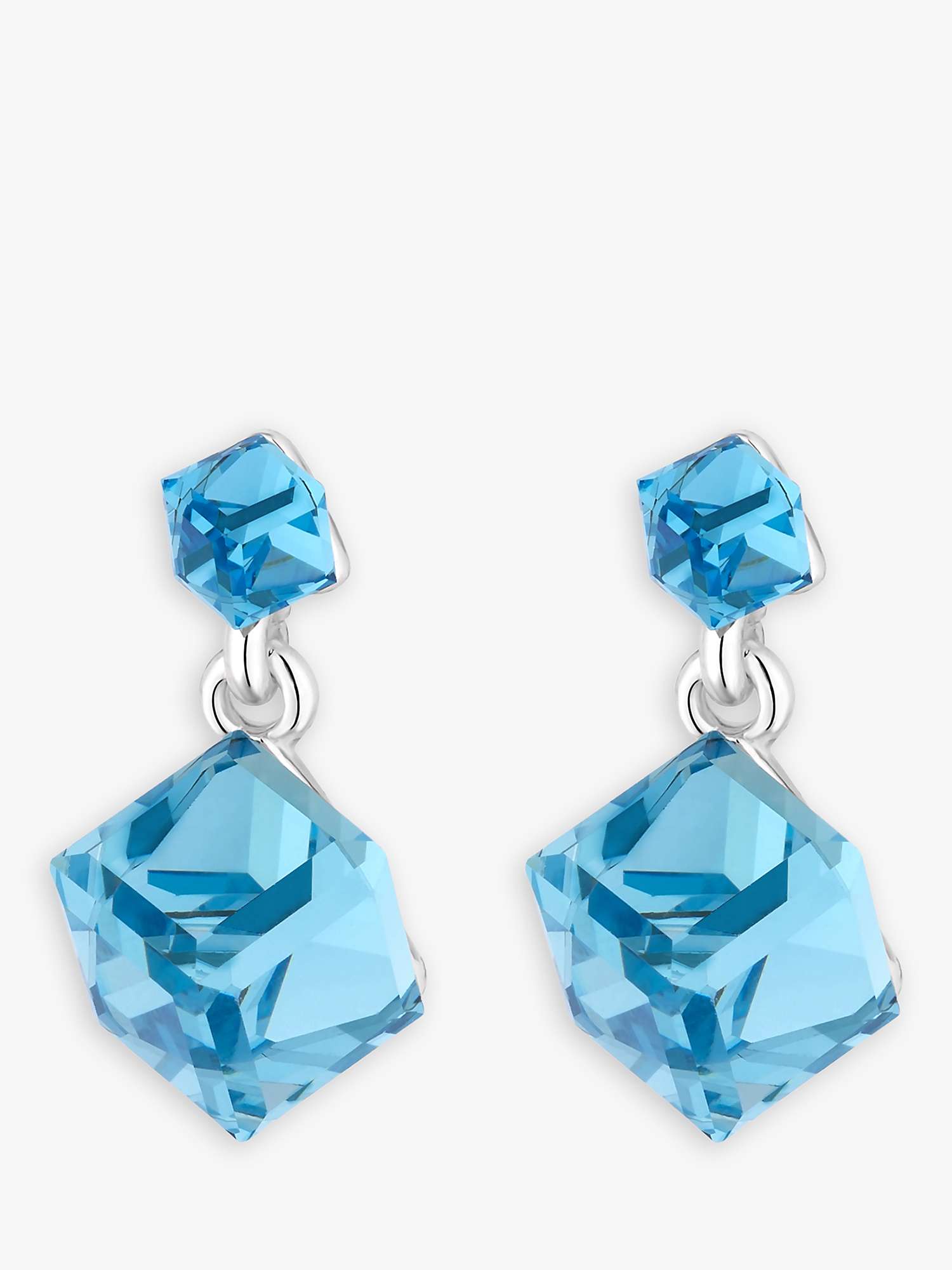 Buy Jon Richard Radiance Collection Cube Drop Earrings Online at johnlewis.com
