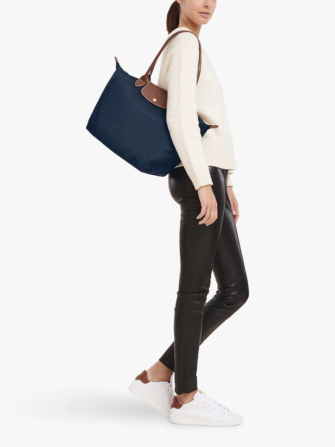 Buy Longchamp Le Pliage Original Large Shoulder Bag Online at johnlewis.com