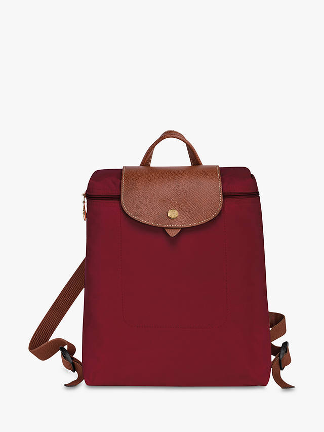 Longchamp Le Pliage Original Backpack, Deep Red