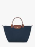 Longchamp Le Pliage Original Medium Top Handle Bag, Navy