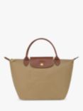 Longchamp Le Pliage Original Small Top Handle Bag, Light Desert