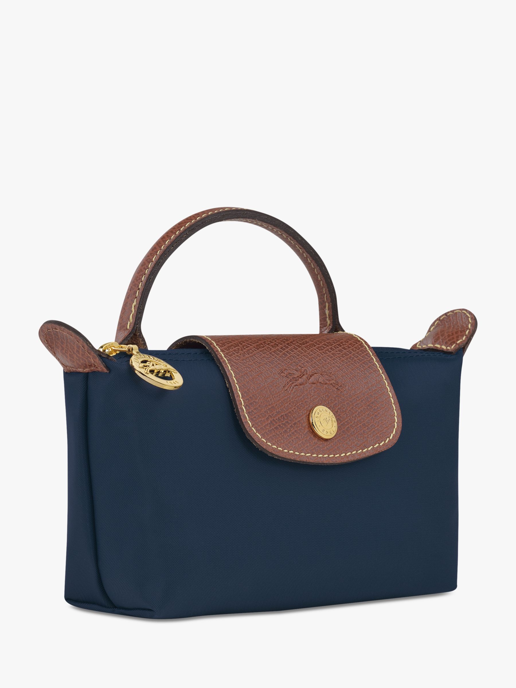 How to add the strap to Longchamp Le Pliage Pouch with Handle! #longch