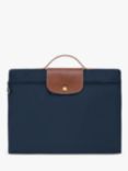 Longchamp Le Pliage Original Briefcase, Rich Navy
