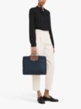 Longchamp Le Pliage Original Briefcase, Rich Navy