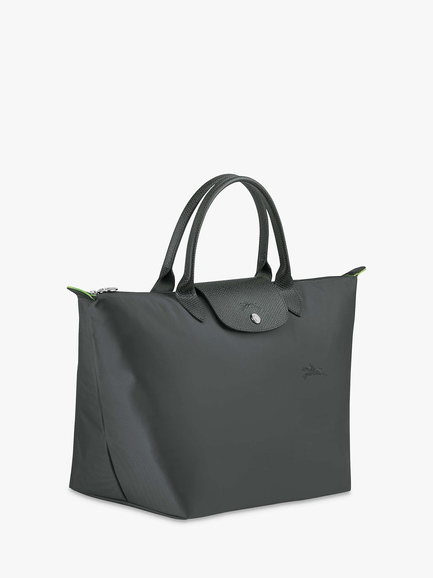 Buy Longchamp Le Pliage Recycled Canvas Medium Top Handle Bag Online at johnlewis.com