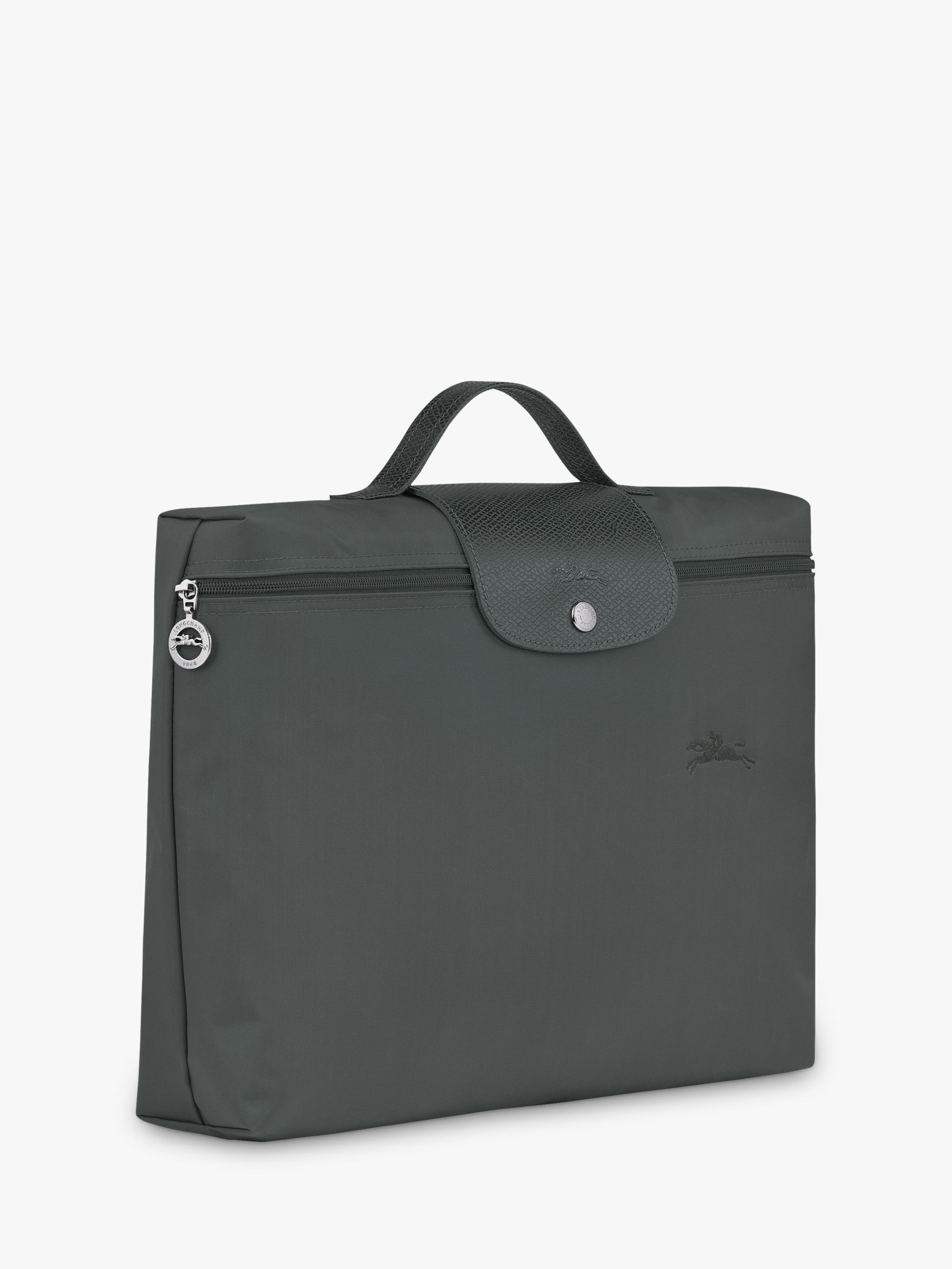 Buy Longchamp Le Pliage Green Recycled Canvas Briefcase Online at johnlewis.com