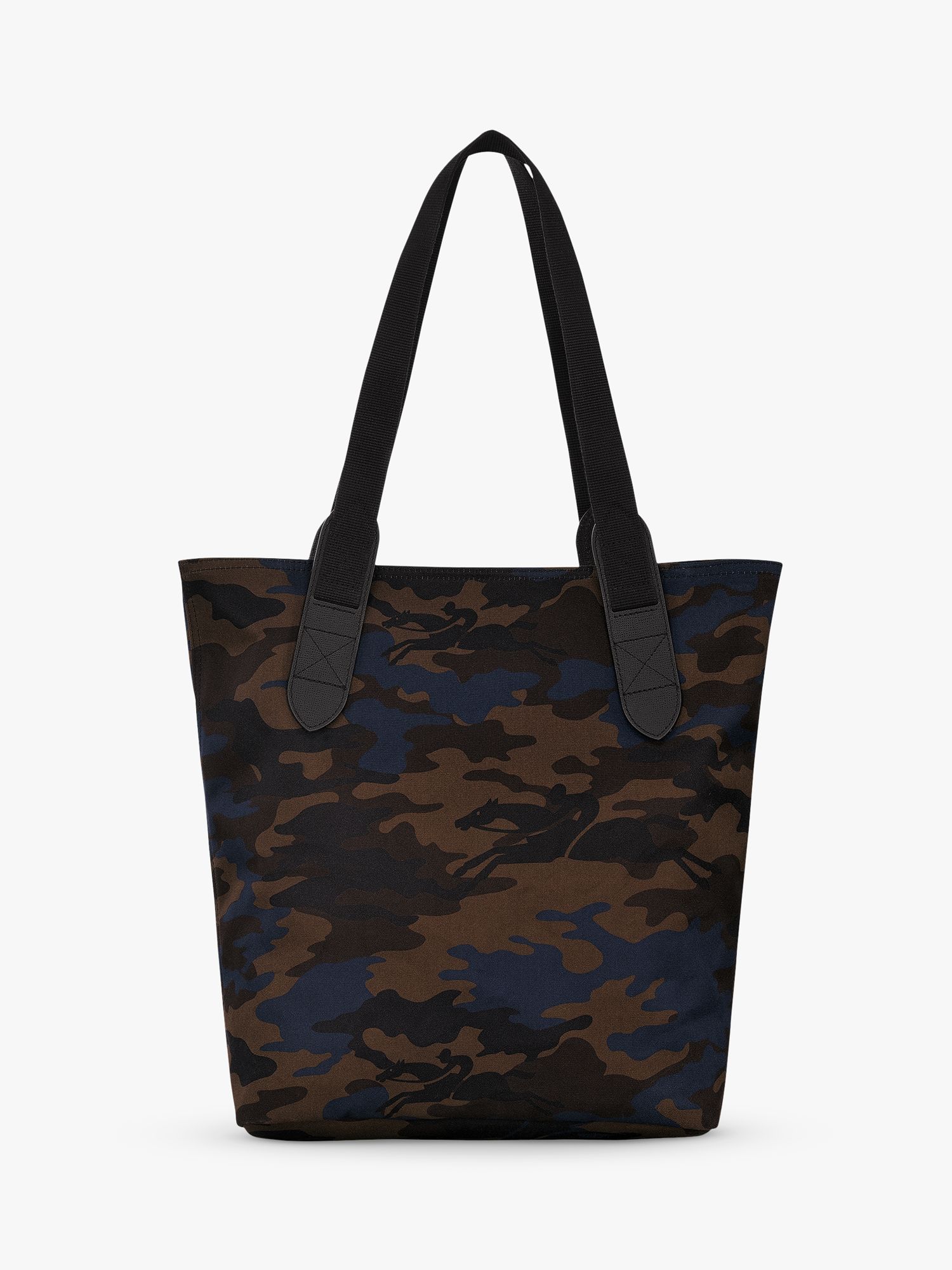 Longchamp Gabin Canvas Tote Bag, Navy/Multi at John Lewis & Partners