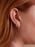 Monica Vinader Siren Muse Huggie Hoop Earrings