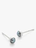 Monica Vinader Mini Pearl Stud Earrings, Silver
