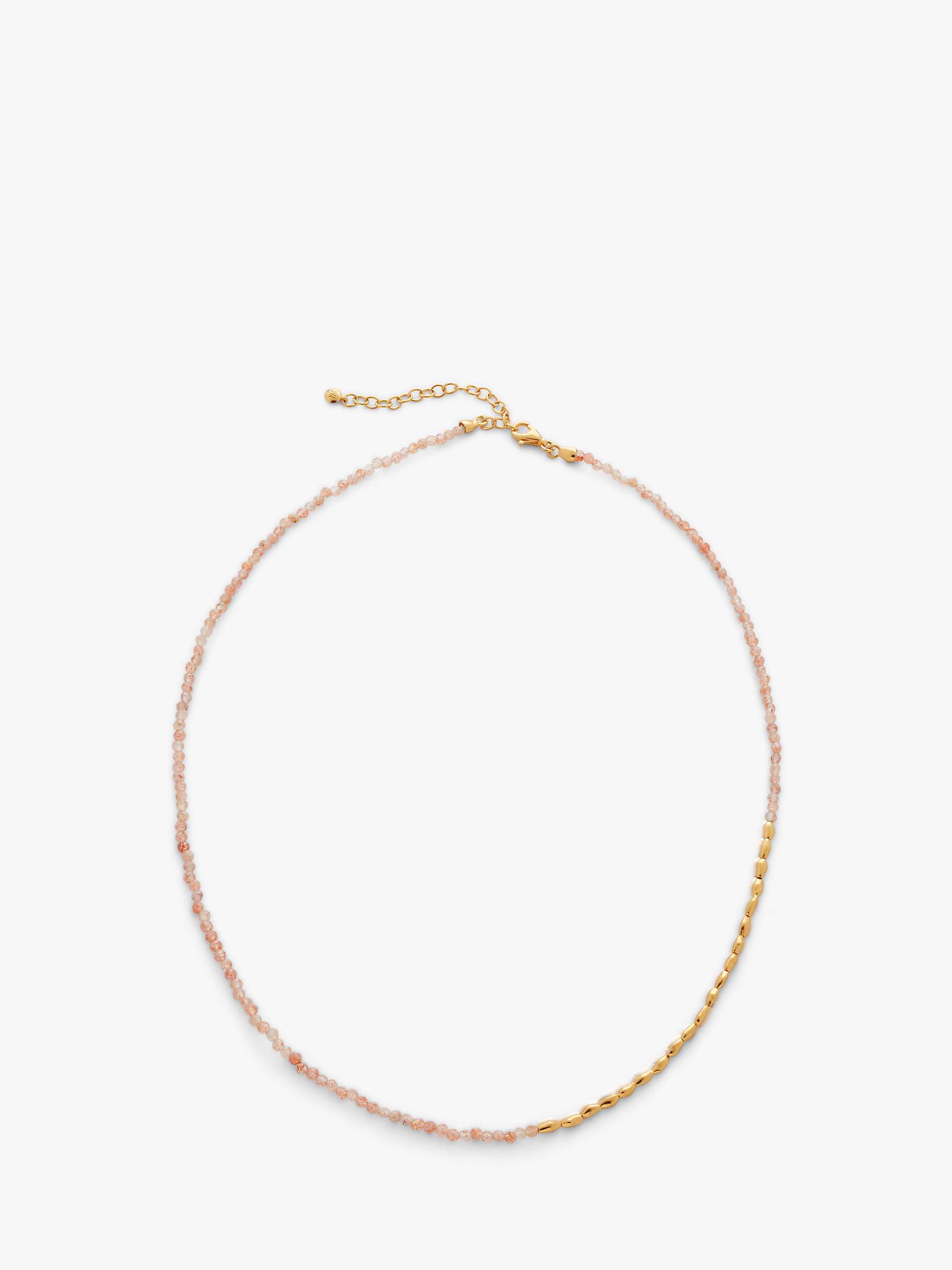 Buy Monica Vinader Mini Nugget Gemstone Beaded Necklace Online at johnlewis.com