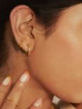 Monica Vinader Siren Diamond Hoop Earrings